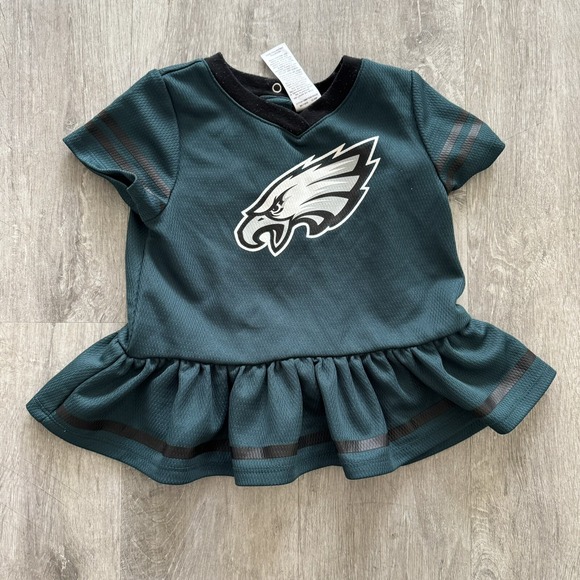 Nfl Team Other - NFL Team Philadelphia Eagles Baby Girl Toddler Cheerleader Dress 18 Months